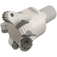 Iscar - 1.03" Cutting Diam, 1-1/2" Max Depth of Cut, Modular Connection Indexable Copy End Mill - 4 Inserts, RCMT/RCCT-MO, RCMT/RCMW/RCCW-FW, RCMW/RCCW-MO Insert, ERW-M Toolholder, Through Coolant - Eagle Tool & Supply