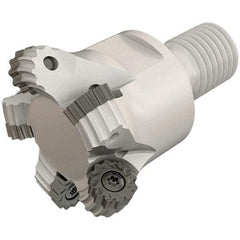 Iscar - 1" Cutting Diam, 1" Max Depth of Cut, Modular Connection Indexable Copy End Mill - 2 Inserts, RCMT/RCCT-MO, RCMT/RCMW/RCCW-FW, RCMW/RCCW-MO Insert, ER-M Toolholder, Through Coolant - Eagle Tool & Supply