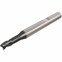 Iscar - 10mm, 3 Flute, Single End, Solid Carbide, Corner Chamfer End Mill - 72mm OAL, 38° Helix, Right Hand Flute, 11mm LOC, Right Hand Cut, 22mm Extended Reach - Eagle Tool & Supply
