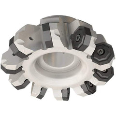 Iscar - 75mm Cut Diam, 22mm Arbor Hole, 5.5mm Max Depth of Cut, 45° Indexable Chamfer & Angle Face Mill - 5 Inserts, ONH.. Insert, Right Hand Cut, 5 Flutes, Series 16Mill - Eagle Tool & Supply