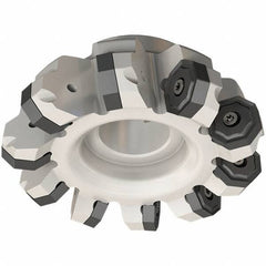 Iscar - 262mm Cut Diam, 60mm Arbor Hole, 5.5mm Max Depth of Cut, 45° Indexable Chamfer & Angle Face Mill - 14 Inserts, ONH.. Insert, Right Hand Cut, 14 Flutes, Series 16Mill - Eagle Tool & Supply