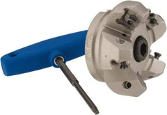 Iscar - 2-1/2" Cut Diam, 1" Arbor Hole, 0.276" Max Depth of Cut, 45° Indexable Chamfer & Angle Face Mill - 5 Inserts, S845 SX.U 16.. Insert, Right Hand Cut, 5 Flutes, Through Coolant, Series Helido - Eagle Tool & Supply
