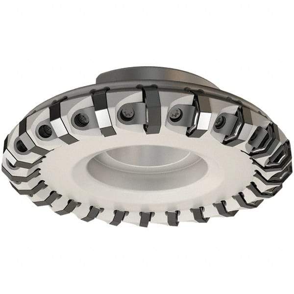 Iscar - 92mm Cut Diam, 27mm Arbor Hole, 5.5mm Max Depth of Cut, 45° Indexable Chamfer & Angle Face Mill - 10 Inserts, ONH.. Insert, Right Hand Cut, 10 Flutes, Series 16Mill - Eagle Tool & Supply