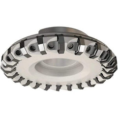 Iscar - 92mm Cut Diam, 27mm Arbor Hole, 5.5mm Max Depth of Cut, 45° Indexable Chamfer & Angle Face Mill - 10 Inserts, ONH.. Insert, Right Hand Cut, 10 Flutes, Series 16Mill - Eagle Tool & Supply