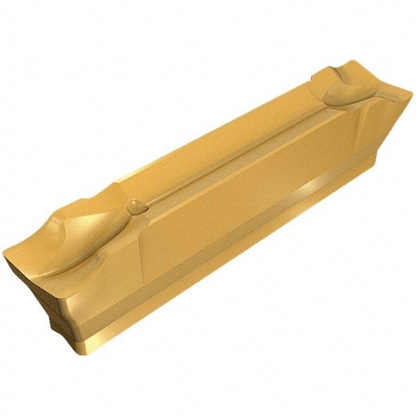 Iscar - HGN3002 J IC308 Grade, 0.118" Cutting Width, Carbide Cutoff Insert - Neutral Lead Angle, 0.008" Cnr Rad, TiCN Coated, Double End - Eagle Tool & Supply