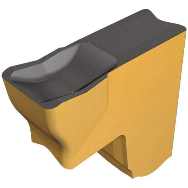 Iscar - TAG M IC908 Grade, 0.1575" Cutting Width, Carbide Cutoff Insert - Neutral Lead Angle, 0.0094" Cnr Rad, TiAlN Coated, Single End - Eagle Tool & Supply