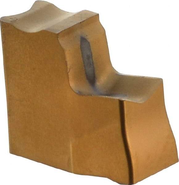 Iscar - TAG C IC808 Grade, 0.189" Cutting Width, Carbide Cutoff Insert - Neutral Lead Angle, 0.0118" Cnr Rad, TiAlN Coated, Single End - Eagle Tool & Supply