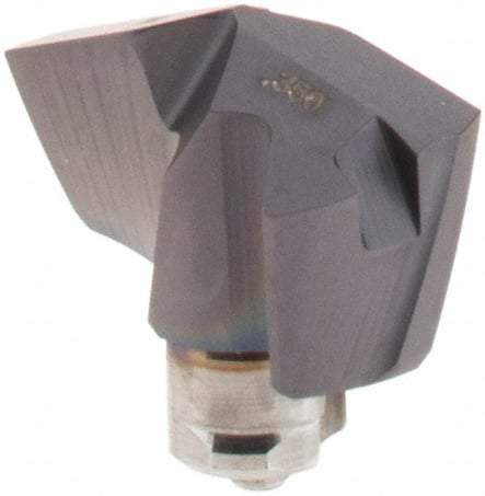 Iscar - Series ICM, 0.35" Diam Grade IC908 140° Replaceable Drill Tip - Carbide, TiAlN Finish, 8 Seat Size, Through Coolant - Eagle Tool & Supply