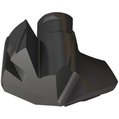 Iscar - Series ICK-2M, 0.799" Diam Grade IC908 140° Replaceable Drill Tip - Carbide, TiAlN Finish, 20 Seat Size, Through Coolant - Eagle Tool & Supply