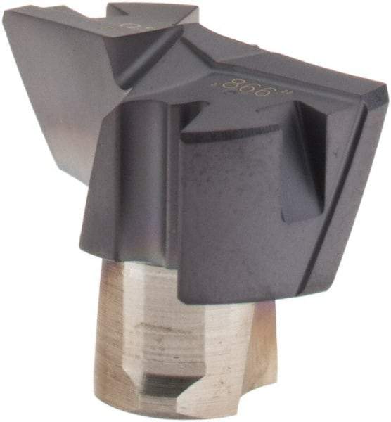 Iscar - Series FCP, 0.866" Diam Grade IC908 Replaceable Drill Tip - Carbide, TiAlN Finish, 22 Seat Size, Through Coolant - Eagle Tool & Supply
