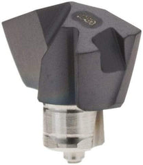 Iscar - Series ICP, 1/4" Diam Grade IC908 140° Replaceable Drill Tip - Carbide, TiAlN Finish, 6 Seat Size, Through Coolant - Eagle Tool & Supply