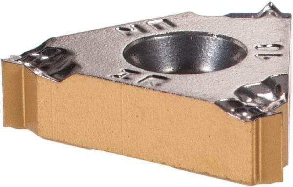 Iscar - 16IRM Internal Right Hand 18 UN Laydown Threading Insert - Grade IC808, TiAlN Coated Carbide, 9.53mm Inscribed Circle - Eagle Tool & Supply