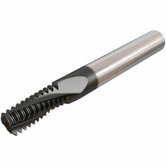 Iscar - ISO, 0.2362" Cutting Diam, 3 Flute, Solid Carbide Helical Flute Thread Mill - Internal Thread, 12.5mm LOC, 58mm OAL, 6mm Shank Diam - Eagle Tool & Supply