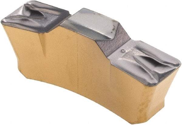 Iscar - 508TGMF Grade IC808, 5mm Cutting Width Carbide Grooving Insert - 3mm Max Depth of Cut, Neutral, 0.8mm Corner Radius, TiAlN Finish - Eagle Tool & Supply