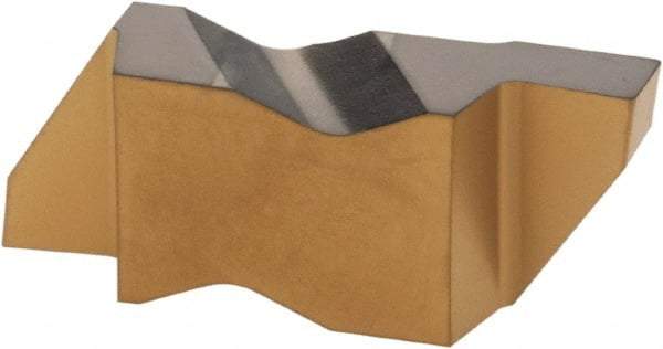 Iscar - 3105ING Grade IC808, 0.105" Cutting Width Carbide Grooving Insert - 0.15" Max Depth of Cut, Right Hand, 0.008" Corner Radius, TiAlN Finish - Eagle Tool & Supply
