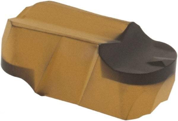 Iscar - 635318GIPI Grade IC8250, 6.35mm Cutting Width Carbide Grooving Insert - Neutral, 3.18mm Corner Radius, TiCN/Al2O3/TiN Finish - Eagle Tool & Supply
