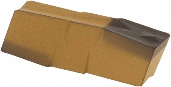 Iscar - 330010GIP Grade IC8250, 3.3mm Cutting Width Carbide Grooving Insert - 13mm Max Depth of Cut, Neutral, 0.1mm Corner Radius, TiCN/Al2O3/TiN Finish - Eagle Tool & Supply