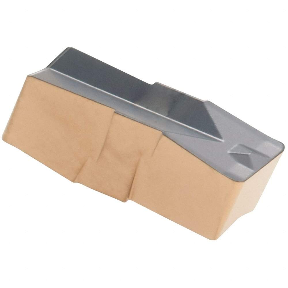 Iscar - 478055GIP E Grade IC830, 4.78mm Cutting Width Carbide Grooving Insert - 2.8mm Max Depth of Cut, Neutral, 0.55mm Corner Radius, TiAlN Finish - Eagle Tool & Supply