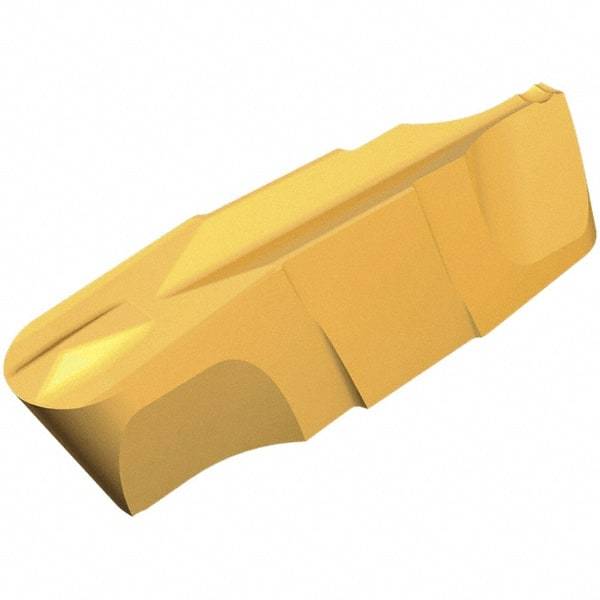 Iscar - 300150GIP UN Grade IC830, 3mm Cutting Width Carbide Grooving Insert - 4mm Max Depth of Cut, Neutral, 1.5mm Corner Radius, TiAlN Finish - Eagle Tool & Supply