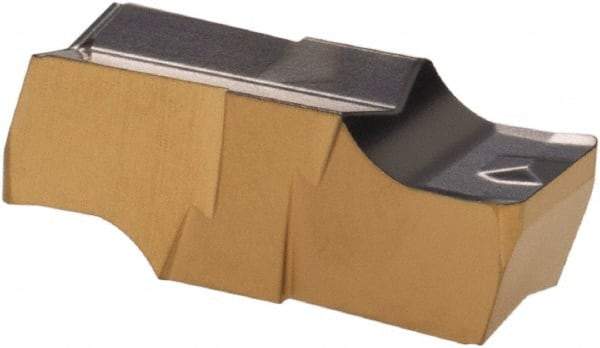 Iscar - 478055GIPI Grade IC808, 4.78mm Cutting Width Carbide Grooving Insert - Neutral, 0.55mm Corner Radius, TiAlN Finish - Eagle Tool & Supply