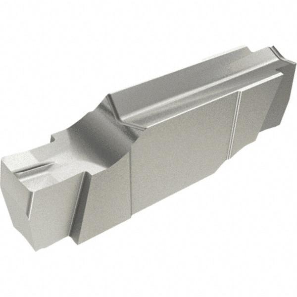 Iscar - 196015GIPI Grade IC808, 1.96mm Cutting Width Carbide Grooving Insert - 2.5mm Max Depth of Cut, Neutral, 0.15mm Corner Radius, TiAlN Finish - Eagle Tool & Supply