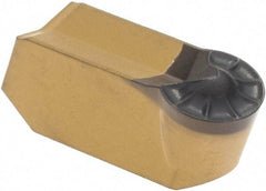 Iscar - 635318GIMY Grade IC8250, 6.35mm Cutting Width Carbide Grooving Insert - 3.1mm Max Depth of Cut, Neutral, 3.18mm Corner Radius, TiCN/Al2O3/TiN Finish - Eagle Tool & Supply