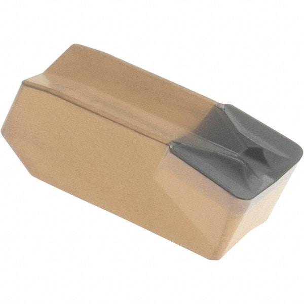 Iscar - 608GIMF Grade IC8250, 6mm Cutting Width Carbide Grooving Insert - 3.6mm Max Depth of Cut, Neutral, 0.8mm Corner Radius, TiCN/Al2O3/TiN Finish - Eagle Tool & Supply