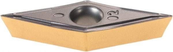Iscar - VCMT330 SM Grade IC807 Carbide Turning Insert - TiAlN Finish, 35° Diamond, 3/8" Inscr Circle, 3/16" Thick, 0.008" Corner Radius - Eagle Tool & Supply
