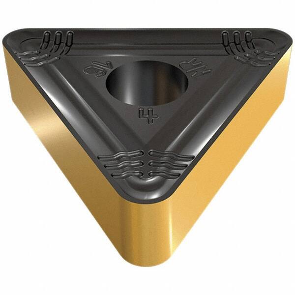 Iscar - TNMM434 NR Grade IC8150 Carbide Turning Insert - TiCN/Al2O3 Finish, 60° Triangle, 1/2" Inscr Circle, 3/16" Thick, 1/16" Corner Radius - Eagle Tool & Supply