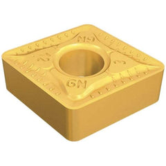 Iscar - CNMG433 GN Grade IC5005 Carbide Turning Insert - TiCN/Al2O3/TiN Finish, 80° Diamond, 1/2" Inscr Circle, 3/16" Thick, 3/64" Corner Radius - Eagle Tool & Supply