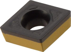 Iscar - CCMT3-1 WG Grade IC8250 Carbide Turning Insert - TiCN/Al2O3/TiN Finish, 80° Diamond, 3/8" Inscr Circle, 5/32" Thick, 1/64" Corner Radius - Eagle Tool & Supply