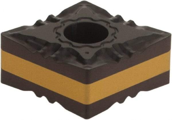 Iscar - CNMG331 F3P Grade IC8250 Carbide Turning Insert - TiCN/Al2O3/TiN Finish, 80° Diamond, 3/8" Inscr Circle, 3/16" Thick, 1/64" Corner Radius - Eagle Tool & Supply