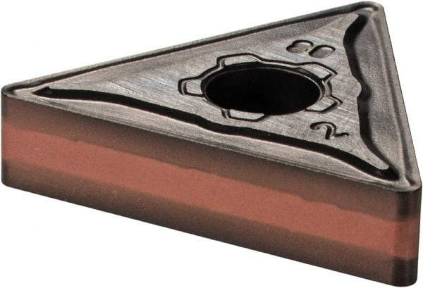 Iscar - TNMG432 M3M Grade IC6015 Carbide Turning Insert - TiCN/Al2O3/TiN Finish, 60° Triangle, 1/2" Inscr Circle, 3/16" Thick, 1/32" Corner Radius - Eagle Tool & Supply