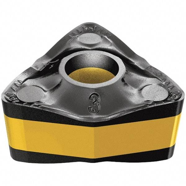 Iscar - WNMX451 MMW Grade IC6025 Carbide Turning Insert - TiCN/Al2O3/TiN Finish, 80° Trigon, 1/2" Inscr Circle, 0.267 Thick, 1/64" Corner Radius - Eagle Tool & Supply