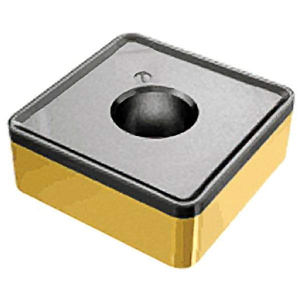 Iscar - SNMM866 H5P Grade IC8250 Carbide Turning Insert - TiCN/Al2O3/TiN Finish, 90° Square, 1" Inscr Circle, 3/8" Thick, 3/32" Corner Radius - Eagle Tool & Supply