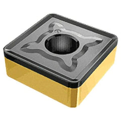Iscar - SNMM866 H4P Grade IC8250 Carbide Turning Insert - TiCN/Al2O3/TiN Finish, 90° Square, 1" Inscr Circle, 3/8" Thick, 3/32" Corner Radius - Eagle Tool & Supply