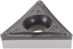 Iscar - TCMT2-1 SM Grade IC5010 Carbide Turning Insert - TiCN/Al2O3/TiN Finish, 60° Triangle, 1/4" Inscr Circle, 3/32" Thick, 1/64" Corner Radius - Eagle Tool & Supply