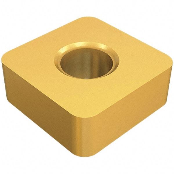 Iscar - SNMA432 Grade IC5005 Carbide Turning Insert - TiCN/Al2O3/TiN Finish, 90° Square, 1/2" Inscr Circle, 3/16" Thick, 1/32" Corner Radius - Eagle Tool & Supply