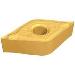 Iscar - DNMG442 NF Grade IC9250 Carbide Turning Insert - TiCN/Al2O3/TiN Finish, 55° Diamond, 1/2" Inscr Circle, 1/4" Thick, 1/32" Corner Radius - Eagle Tool & Supply