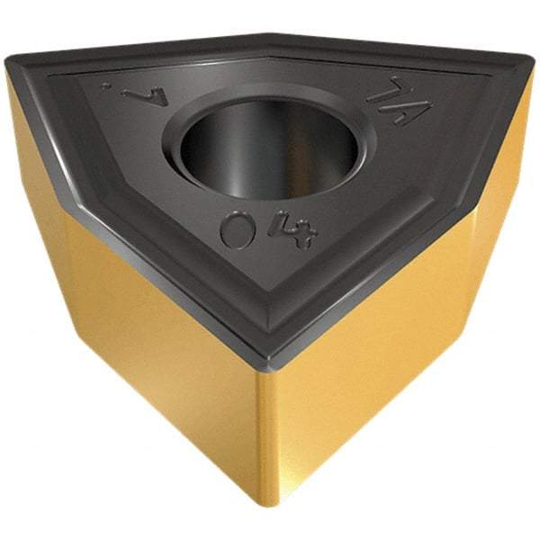 Iscar - WNMG431 VL Grade IC907 Carbide Turning Insert - TiAlN Finish, 80° Trigon, 1/2" Inscr Circle, 3/16" Thick, 1/64" Corner Radius - Eagle Tool & Supply