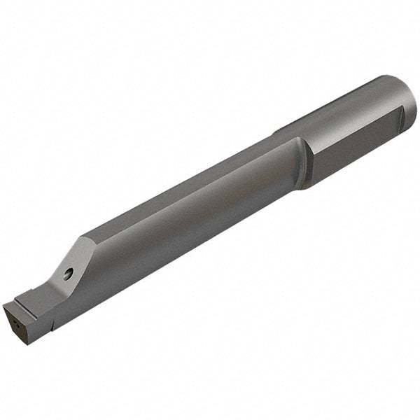 Iscar - 4mm Groove Width, 16mm Min Hole Diam, 10mm Max Hole Depth, Face Grooving Tool - 30mm OAL, Solid Carbide, TiAlN/TiN Finish - Exact Industrial Supply