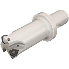 Iscar - 40mm Cut Diam, 0.059" Max Depth, CF4 Modular Connection Indexable High-Feed End Mill - Screw Holding Method, FF WOMT/WOCT, FF WOMW Insert, FF EW-CF Toolholder, Through Coolant - Eagle Tool & Supply
