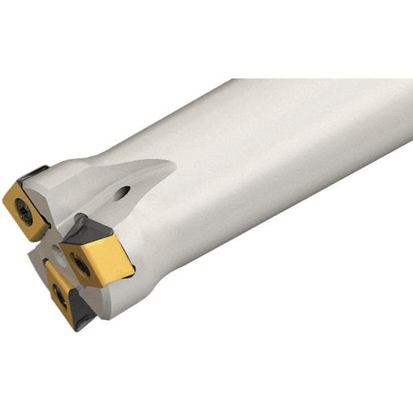 Iscar - 40mm Cut Diam, 3mm Max Depth of Cut, 32mm Shank Diam,Indexable Plunge End Mill - Straight Shank, HTP LNHT 1006 Insert Style, HTP-LN10 Toolholder Style, Through Coolant, Series TangPlunge - Eagle Tool & Supply