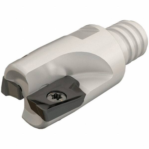 Iscar - 16mm Cut Diam, 10mm Max Depth of Cut, 23mm OAL, Indexable Square Shoulder End Mill - HM90 AP.. 1003.. Inserts, T10 Modular Connection, 90° Lead Angle, Series Heli2000, Multimaster - Eagle Tool & Supply