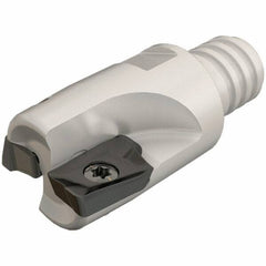 Iscar - 16mm Cut Diam, 10mm Max Depth of Cut, 23mm OAL, Indexable Square Shoulder End Mill - HM90 AP.. 1003.. Inserts, T10 Modular Connection, 90° Lead Angle, Series Heli2000, Multimaster - Eagle Tool & Supply