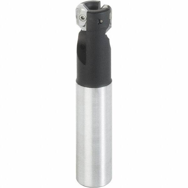 Iscar - 32mm Cut Diam, 13.5mm Max Depth of Cut, 32mm Shank Diam, 150mm OAL, Indexable Square Shoulder End Mill - HM90 AXCR 1505.. Inserts, Cylindrical Shank, 90° Lead Angle, Through Coolant, Series Helialu - Eagle Tool & Supply