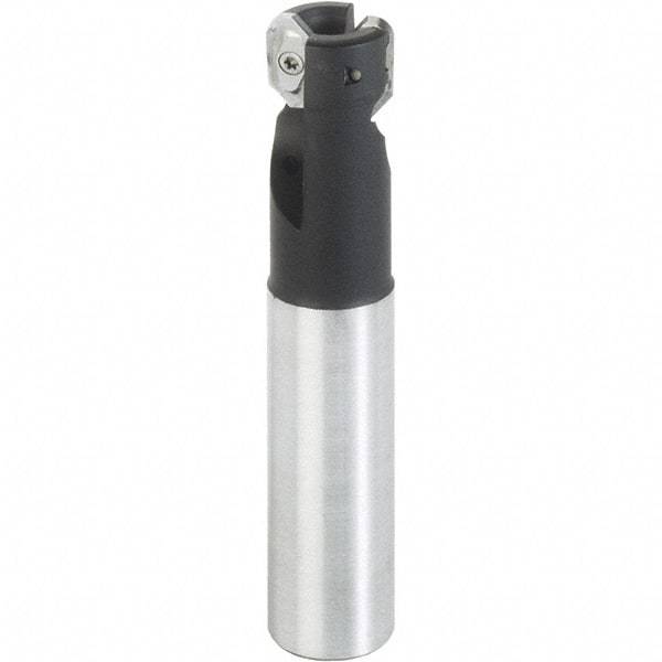 Iscar - 40mm Cut Diam, 13.5mm Max Depth of Cut, 32mm Shank Diam, 160mm OAL, Indexable Square Shoulder End Mill - HM90 AXCR 1505.. Inserts, Cylindrical Shank, 90° Lead Angle, Through Coolant, Series Helialu - Eagle Tool & Supply