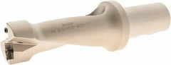 Iscar - 1-1/2" Cut Diam, 1-1/4" Shank Diam, 6.72" OAL, Indexable Square Shoulder End Mill - PLHT 1305-PDX Inserts, Weldon Shank, Through Coolant, Series IscarPlunger - Eagle Tool & Supply
