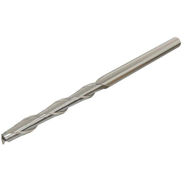 Iscar - 12mm, 75mm LOC, 12mm Shank Diam, 150mm OAL, 2 Flute, Solid Carbide Square End Mill - Single End, TiAlN Finish, Spiral Flute, 30° Helix, Centercutting, Right Hand Cut, Right Hand Flute - Eagle Tool & Supply