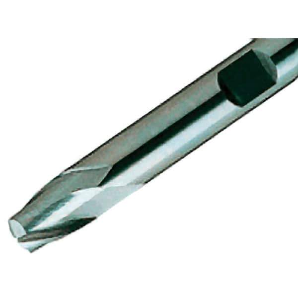 Iscar - 5mm, 6mm LOC, 6mm Shank Diam, 54mm OAL, 2 Flute, Solid Carbide Square End Mill - Single End, TiAlN Finish, Spiral Flute, 30° Helix, Centercutting, Right Hand Cut, Right Hand Flute - Eagle Tool & Supply